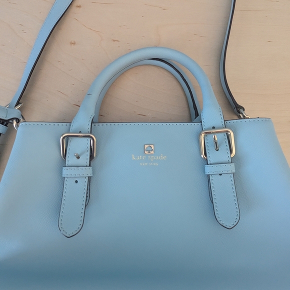 Kate Spade Aqua Blue Satchel - Picture 14 of 16